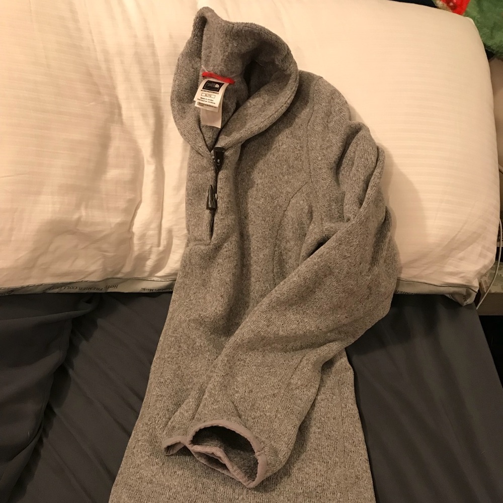 North Face Mock Neck Sweater with button’s